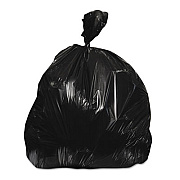 Heritage High-Density Waste Can Liners, 45 gal, 22 mic, 40" x 48", Black, 150/Carton (Z8048WKR01)