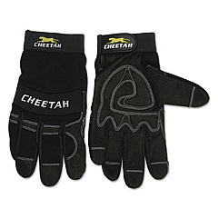 MCR Safety Cheetah 935CH Gloves, EN388: 2X21, 10" Long, X-Large, Black, Pair (935CHXL)