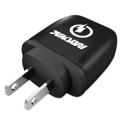 Rayovac Single Usb Wall Charger, 1 Usb Port, Black (PS101E)