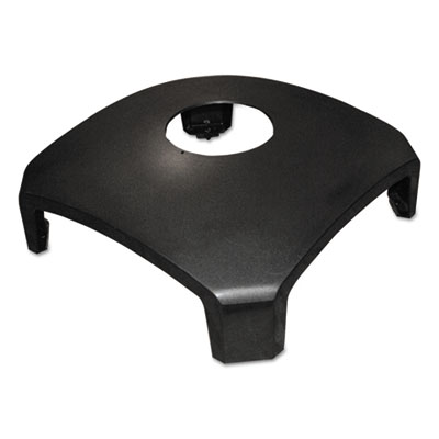 Rubbermaid Commercial Landmark Series Replacement Part, Hood Top with Hole, 26w x 26d x 10.25h, Sable (FG3975M2SBLE)
