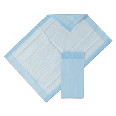 Medline Protection Plus Disposable Underpads, 23 x 36, Blue, 25/Bag, 6 Bag/Carton (MSC281232CT)