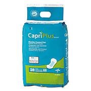Medline Capri Plus Bladder Control Pads, Regular, 5.5 x 10.5, 28/Pack, 12/Carton (BCPE01CT)