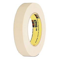 Scotch General Purpose Masking Tape 234, 3" Core, 12 mm x 55 m, Tan (23412)