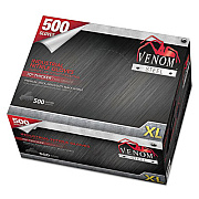 Medline VENOM STEEL INDUSTRIAL NITRILE GLOVES, X-LARGE, BLACK, 6 MIL, 500/BOX (VEN6544)