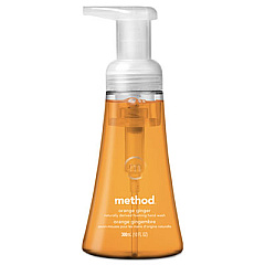 Method Foaming Hand Wash, Orange Ginger, 10 oz Pump Bottle (01474EA)