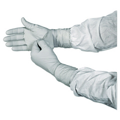 Kimtech G3 Sterile STERLING Nitrile Gloves, Packaged Sterile, ESD Safe, Size 7, 4 mil Thick, 12" Long, Gray, 100/Bag, 10 Bags/Carton (11823)