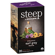 Bigelow steep Tea, Earl Grey, 1.28 oz Tea Bag, 20/Box (17700)