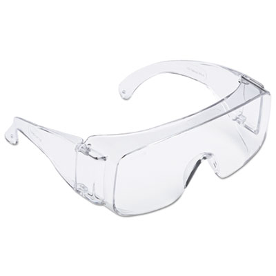 3M Tour-Guard V Protective Eyewear, Wall-Mount Dispenser Box, Frameless OTG, Clear Single Lens, 20/Box (TGV0120)