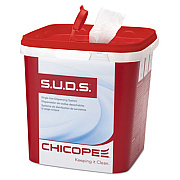 Chicopee S.U.D.S. SINGLE USE DISPENSING SYSTEM TOWELS FOR QUAT, 10 X 12, 110/ROLL, 6 ROLLS AND 1 DISPENSER/CARTON (0721)