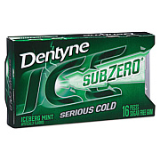 Dentyne Ice Sugarless Gum, Iceberg Mint, 16 Pieces/Pack, 9 Packs/Box (00868)