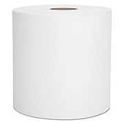 Scott Essential Hard Roll Towel, 1.5" Core, 8 x 400ft, White, 12 Rolls/Carton (02068)