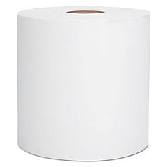 Scott Essential Hard Roll Towel, 1.5" Core, 8 x 400ft, White, 12 Rolls/Carton (02068)