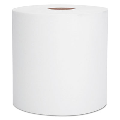 Scott Essential Hard Roll Towel, 1.5" Core, 8 x 400ft, White, 12 Rolls/Carton (02068)