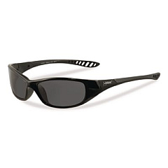 KleenGuard Hellraiser Safety Glasses, Black Full Frame, Smoke Dual Lens (25714)