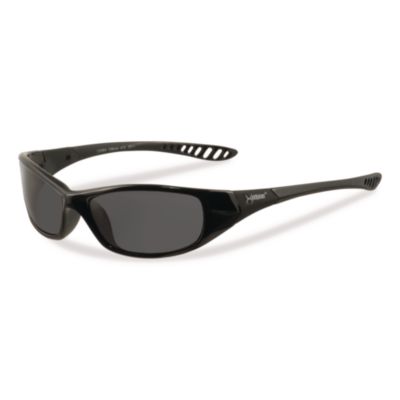 KleenGuard Hellraiser Safety Glasses, Black Full Frame, Smoke Dual Lens (25714)