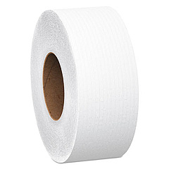 Scott Essential Extra Soft JRT, Septic Safe, 2 Ply, 3.55" x 750 ft, White, 12 Rolls/Carton (07304)