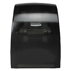 Kimberly-Clark Professional* Sanitouch Hard Roll Towel Dispenser, For 1.75" Core, 12.63 x 10.2 x 16.13, Smoke (09996)