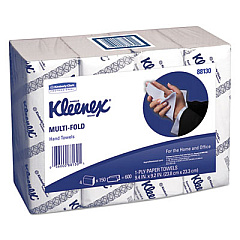 Kleenex Multi-Fold Paper Towels,(4) 4pk Bundles, 9 1/5x9 2/5, White, 150/pack, 16/carton (88130CT)