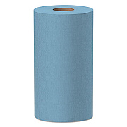 WypAll General Clean X60 Cloths, Small Roll, 9.8 x 13.4, Blue, 130/Roll, 12 Rolls/Carton (35411)