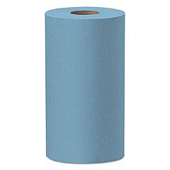 WypAll General Clean X60 Cloths, Small Roll, 9.8 x 13.4, Blue, 130/Roll, 12 Rolls/Carton (35411)