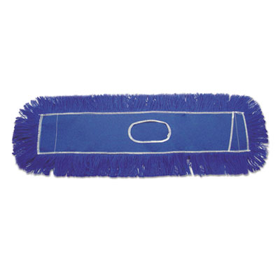 Boardwalk Clinger Dust Mop Head, Nylon, 36 x 5, Blue, 12/Carton (CL365BSP)