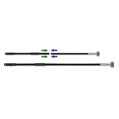 Boardwalk Two-Piece Clip-On Dust Mop Handle, Metal, 1 1/2"Dia x 59" Long (BWKFF1490)