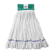 Rubbermaid Commercial Rough Floor Mop Head, Medium, Cotton/Synthetic, White, 12/Carton (T255)