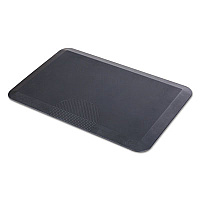 Safco Anti-Fatigue Mat, Rectangular, Black Textured Surface, 20" x 30" (2110BL)