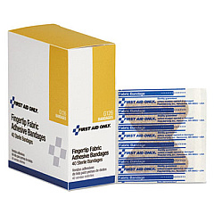 First Aid Only Fingertip Bandages, 1.88 x 2, 40/Box (G126)