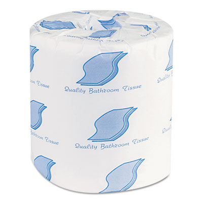 GEN BATH TISSUE, WRAPPED, SEPTIC SAFE, 1-PLY, WHITE, 1,000 SHEETS/ROLL, 96 ROLLS/CARTON (GEN215B)