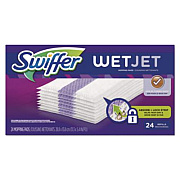 Swiffer WetJet System Refill Cloths, 11.3" x 5.4", White, 24/Box (08443)