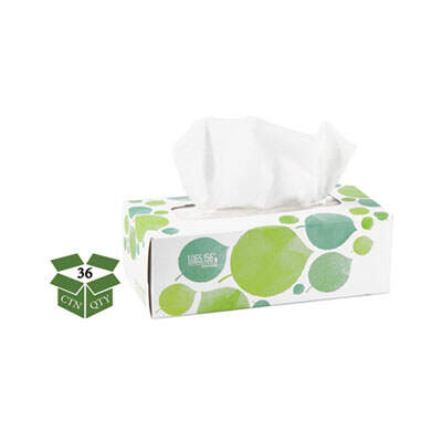 Seventh Generation 13712CT 100% Recycled Facial Tissue