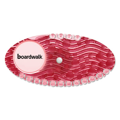 Boardwalk Curve Solid Air Freshener, Spiced Apple, Red, 10/Box, 6 Boxes/Carton (CURVESAPCT)