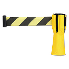 Tatco Safety Cone Topper Belt, 3 1/2" X 9 Ft, Yellow/black, Plastic/nylon (25950)