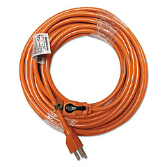 Innovera Indoor Extension Cord, Locking Plug, 50ft, Orange (IVR72350)
