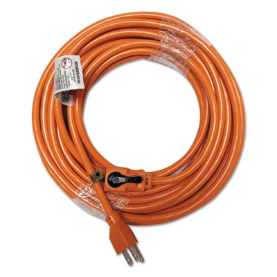 Innovera Indoor Extension Cord, Locking Plug, 50ft, Orange (IVR72350)