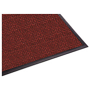 Guardian WaterGuard Indoor/Outdoor Scraper Mat, Rectangular, Red Ridged Needle-Punch Surface, 48" x 72" (WG040612)