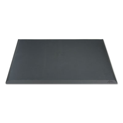 Alera AdaptivErgo Anti-Fatigue Mat, Rectangular, Black Molded Grid Surface, 19.4" x 33.2" (AE23AFM)