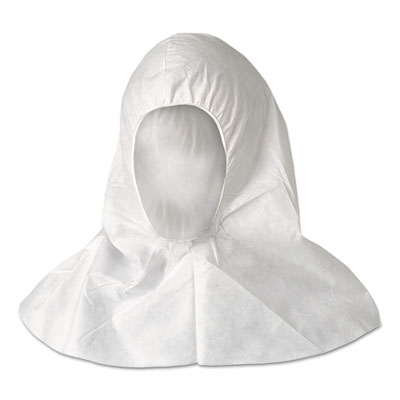 KleenGuard A20 Breathable Particle Protection Hood, One Size Fits All, White, 100/Carton (36890)