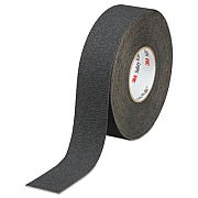 3M Safety-Walk Safety-Walk Slip-Resistant Medium Resilient Tread Rolls, 1" x 60 ft, Black, 4/Carton (19293)