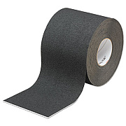 3M Safety-Walk Safety-Walk Slip-Resistant Medium Resilient Tread Rolls, 4" x 60 ft, Black (19296)