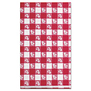 Kurly Kate Paper Table Cover, 40" x 300 ft, Red Gingham (910105)