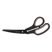 Universal Industrial Carbon Blade Scissors, 8" Long, 3.5" Cut Length, Black/Gray Offset Handle (UNV92022)