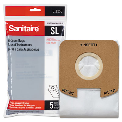 Disposable Bags For Sanitaire Multi-Pro 2 Motor Lightweight Upright Vac, 5/Pack (61125B10)