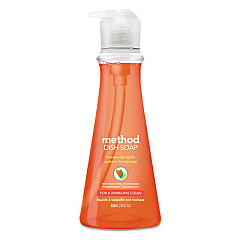 Method Dish Soap, Honeycrisp Apple, 18 oz Pump Bottle (01404EA)