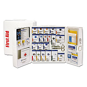 First Aid Only ANSI 2021 SmartCompliance General Business First Aid Station for 50 People, without Medication, 202 Pieces, Plastic Case (90580021)