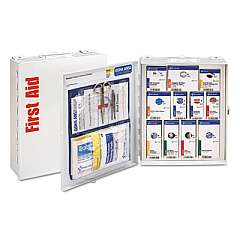 First Aid Only ANSI 2015 SmartCompliance General Business First Aid Station Class A, No Meds, 25 People, 94 Pieces, Metal Case (90578)