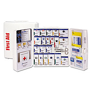First Aid Only ANSI 2021 SmartCompliance General Business First Aid Station for 50 People, with Medication, 242 Pieces, Plastic Case (90608021)