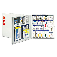First Aid Only ANSI 2021 SmartCompliance General Business First Aid Station for 50 People, with Medication, 241 Pieces, Metal Case (746000021)