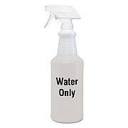 Diversey Water Only Spray Bottle, Clear, 32 oz, 12/Carton (D4968908)